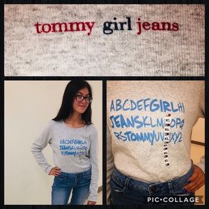 TOMMY GIRL JEANS long-sleeve t shirt